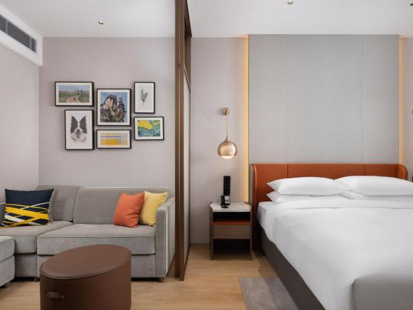 Home2 Suite by Hilton Dongguan Shipai : photo 5 de la chambre chambre double deluxe