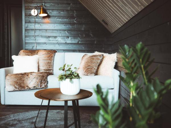 Apukka Resort : photo 9 de la chambre cabine aurora lit king-size