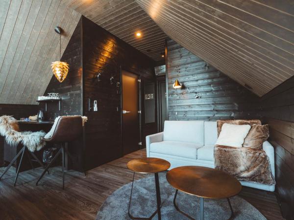 Apukka Resort : photo 3 de la chambre cabine aurora lit king-size