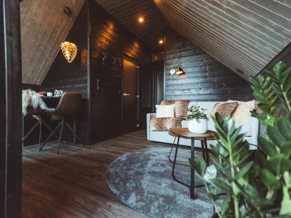 Apukka Resort : photo 8 de la chambre cabine aurora lit king-size