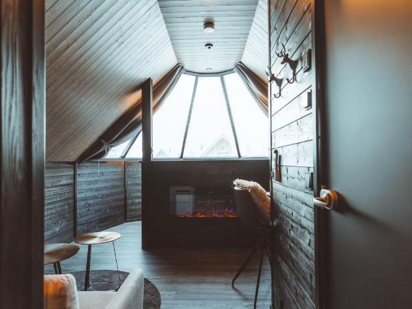 Apukka Resort : photo 2 de la chambre cabine aurora lit king-size