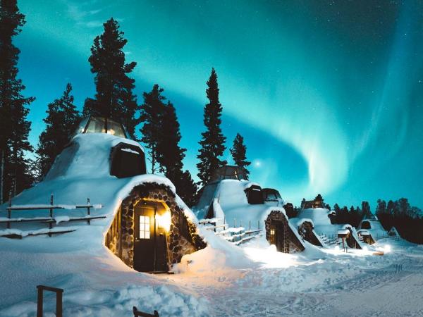 Apukka Resort : photo 1 de la chambre suite igloo vitrée kammi