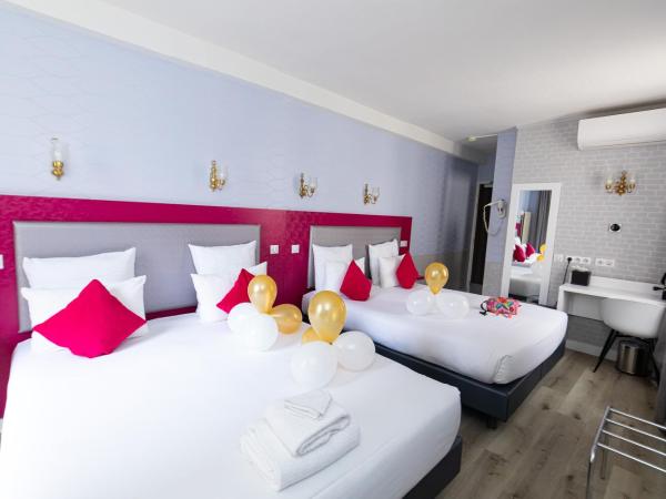 HOTEL DE PARIS MONTPARNASSE : photo 5 de la chambre chambre quadruple avec terrasse