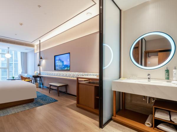 Hilton Garden Inn Hangzhou Xixi Zijingang : photo 5 de la chambre chambre lit king-size supérieure