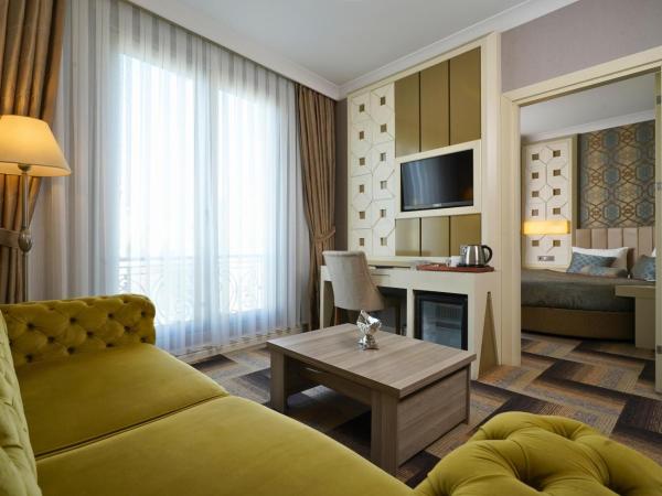 The Grand Mira Business Hotel : photo 5 de la chambre suite deluxe avec baignoire spa