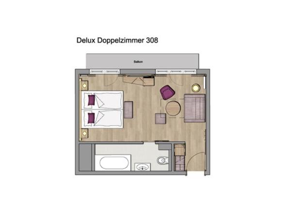 Hotel Bristol : photo 9 de la chambre chambre double deluxe - vue sur mont cervin