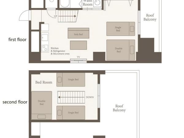 TAKUTO STAY SAKAISUJI-HOMMACHI : photo 1 de la chambre maisonnette