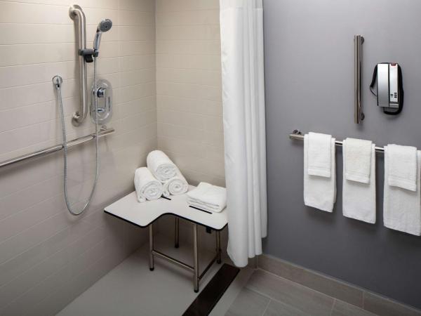 Hyatt Place New York Chelsea : photo 3 de la chambre chambre lit king-size avec douche accessible en fauteuil roulant - adaptée aux personnes à mobilité réduite
