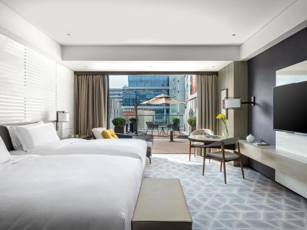 Cordis Shanghai Hongqiao (Langham Hospitality Group) : photo 7 de la chambre chambre deluxe avec terrasse