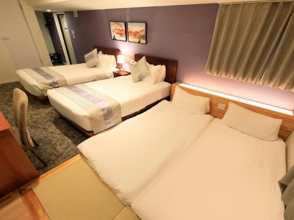 Hotel Tokyo Trip Ueno Nishi Nippori : photo 9 de la chambre chambre lits jumeaux de style occidental japonais - non-fumeurs