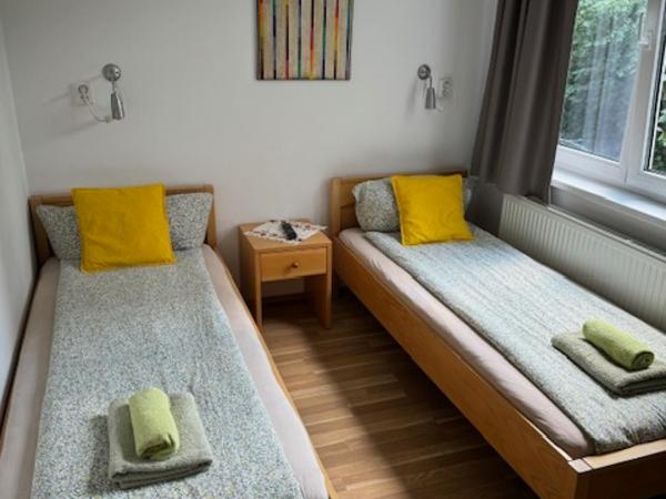 Penzion Kozí Horka u Brněnské přehrady : photo 3 de la chambre chambre double ou lits jumeaux standard - vue sur jardin