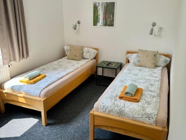 Penzion Kozí Horka u Brněnské přehrady : photo 3 de la chambre chambre double ou lits jumeaux standard - vue sur jardin