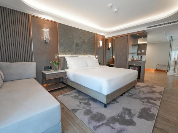 Boreas Hotel, Trademark Collection by Wyndham : photo 4 de la chambre executive suite with balcony and jetted tub