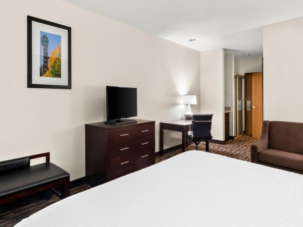 Comfort Suites Portland Airport : photo 1 de la chambre suite avec lit king-size pour personnes à mobilité réduite - non-fumeurs
