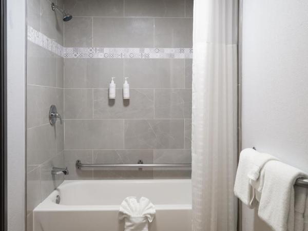 Days Inn by Wyndham Columbus Worthington : photo 5 de la chambre chambre lit king-size pour personnes à mobilité réduite - baignoire avec barres d’appui - non-fumeurs