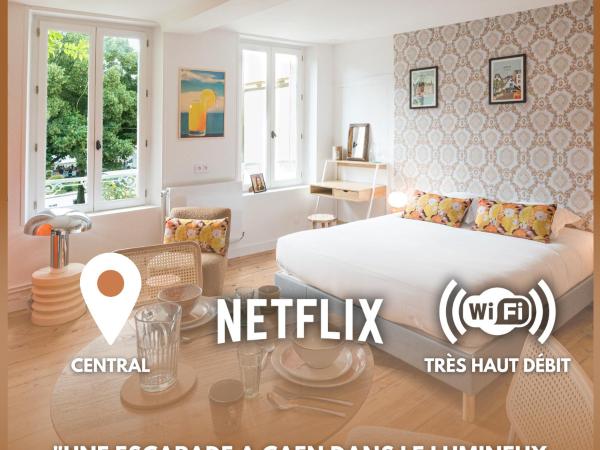 Villa Robs - Appartements tout confort, Netflix, Haut débit, Localisation idéale - Courts séjours & Affaires : photo 1 de la chambre studio supérieur