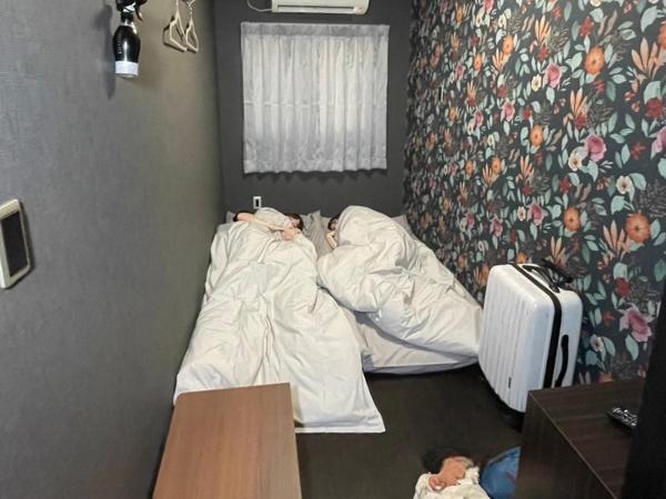 Hotel Sunplaza 2 : photo 4 de la chambre chambre lits jumeaux Économique de style japonais avec salle de bains commune - non-fumeurs