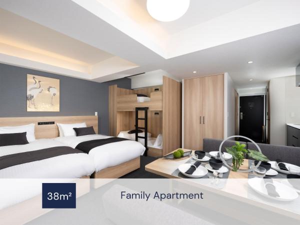 MIMARU Osaka Shinsaibashi West : photo 5 de la chambre appartement familial