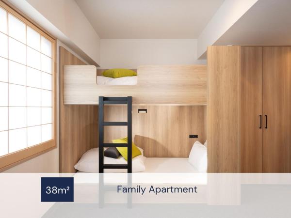 MIMARU Osaka Shinsaibashi West : photo 3 de la chambre appartement familial