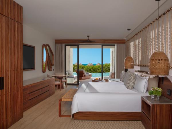 Secrets Playa Blanca Costa Mujeres - All Inclusive Adults Only : photo 9 de la chambre suite junior club privilège - accès direct piscine - côté océan