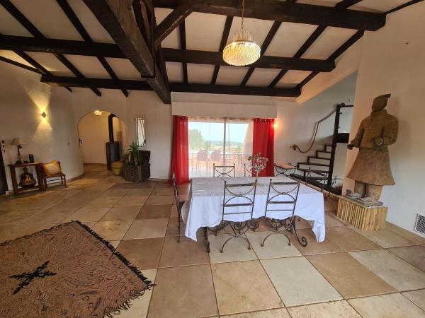 Villa M, Chambres d'Hôtes, Séjours Bien-être, Vue mer, Sauna, Piscine à Six-Fours : photo 3 de la chambre chambre lit queen-size - vue sur mer