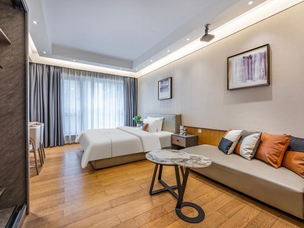 Raffles Executive Apartment - Guangzhou Huijin International Finance Center, Keyun Road Metro Station Branch-Canton Fair Free Shuttle : photo 9 de la chambre chambre lit queen-size deluxe
