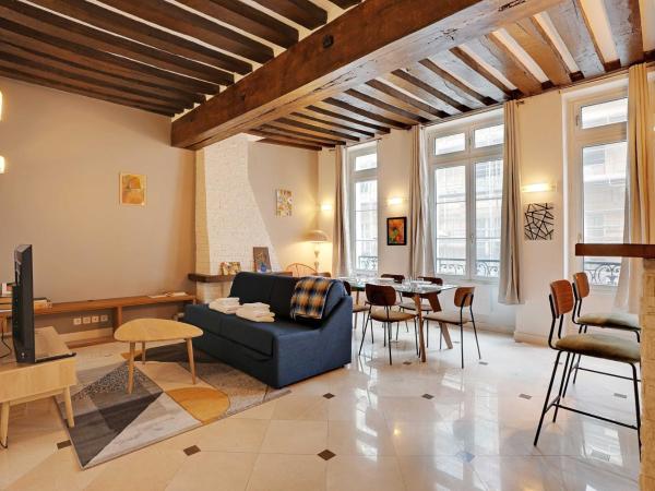 Elegant 2BDR 6P Apartment in the Heart of the 5th Arrondissementt : photo 7 de la chambre appartement