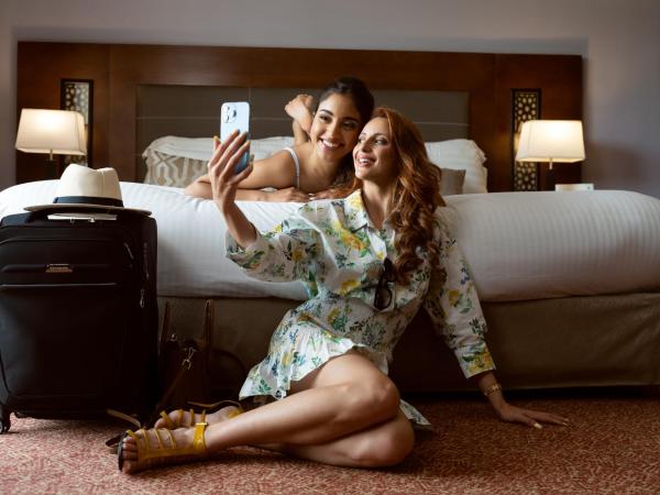 Palais Médina Riad Resort : photo 2 de la chambre chambre double deluxe - vue sur piscine et médina