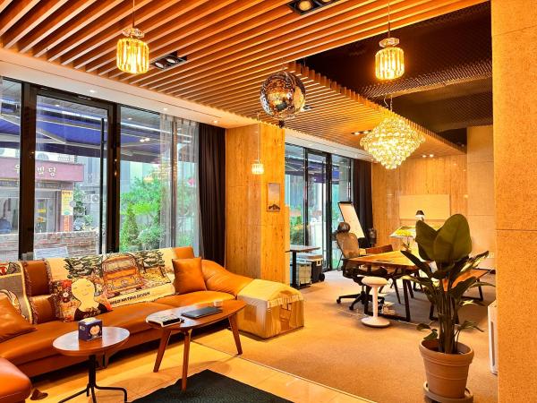 Acube Hotel Dongdaemun : photo 2 de la chambre private lounge terrace suite(2 double beds)