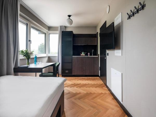 Numa Munich Obersendling : photo 6 de la chambre medium studio with kitchenette - single bed