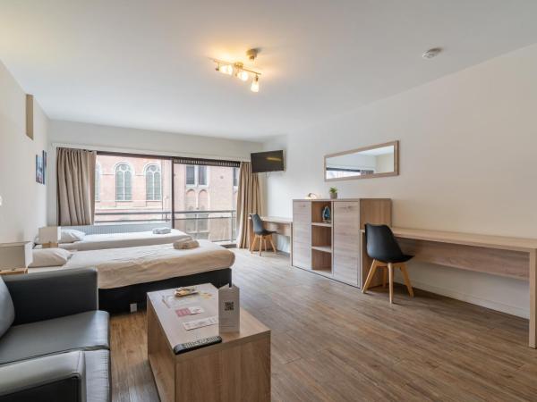 Room in Studio - Value Stay Residence Mechelen - Executive Studio Double : photo 4 de la chambre chambre double
