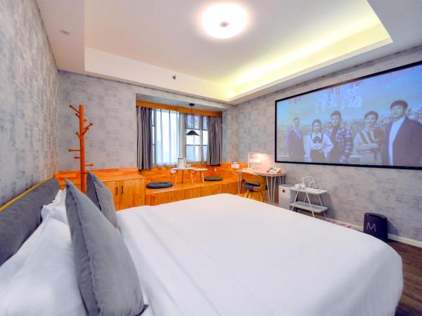 笑脸里青年旅舍天府店 : photo 5 de la chambre chambre lit queen-size deluxe