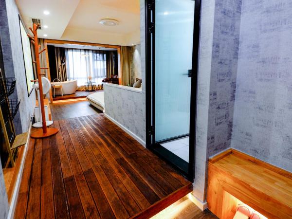 笑脸里青年旅舍天府店 : photo 5 de la chambre chambre lit queen-size deluxe