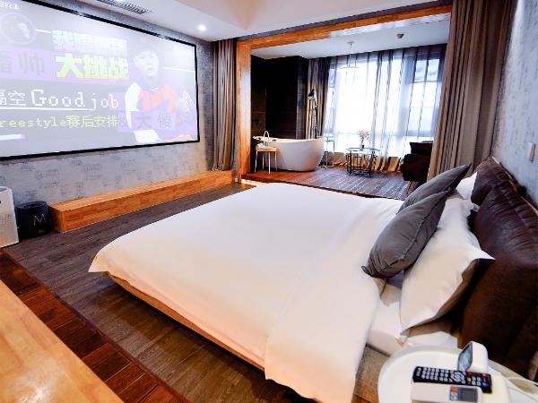 笑脸里青年旅舍天府店 : photo 8 de la chambre chambre lit queen-size deluxe