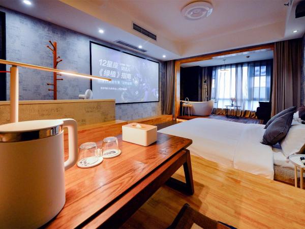 笑脸里青年旅舍天府店 : photo 10 de la chambre chambre lit queen-size deluxe