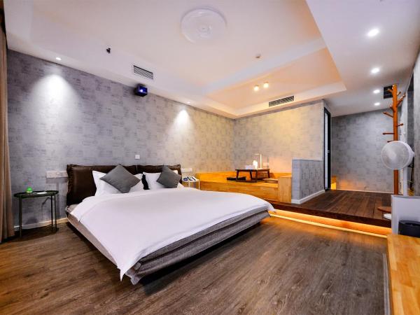 笑脸里青年旅舍天府店 : photo 3 de la chambre chambre lit queen-size deluxe