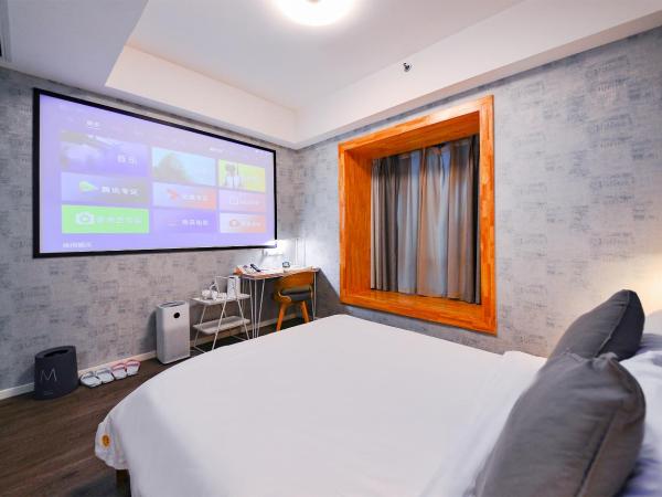 笑脸里青年旅舍天府店 : photo 6 de la chambre chambre lit queen-size deluxe