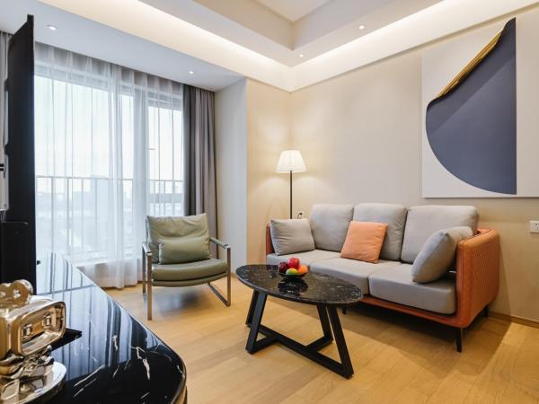Raffles Executive Apartment - Guangzhou Huijin International Finance Center, Keyun Road Metro Station Branch-Canton Fair Free Shuttle : photo 1 de la chambre suite 1 chambre
