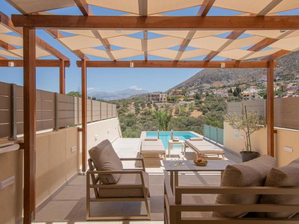 Lofos Apartments : photo 2 de la chambre suite avec piscine privée