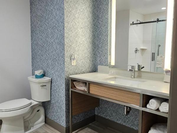 Hilton Garden Inn Colorado Springs Downtown, Co : photo 2 de la chambre chambre lit king-size avec baignoire - accessible aux personnes à mobilité réduite et adaptée aux personnes malentendantes