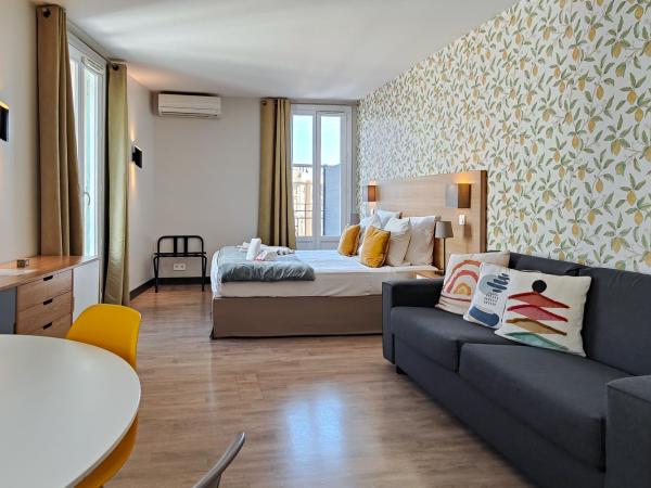 Aparthotel AMMI Nice Massena - ex Ajoupa : photo 8 de la chambre suite junior avec terrasse