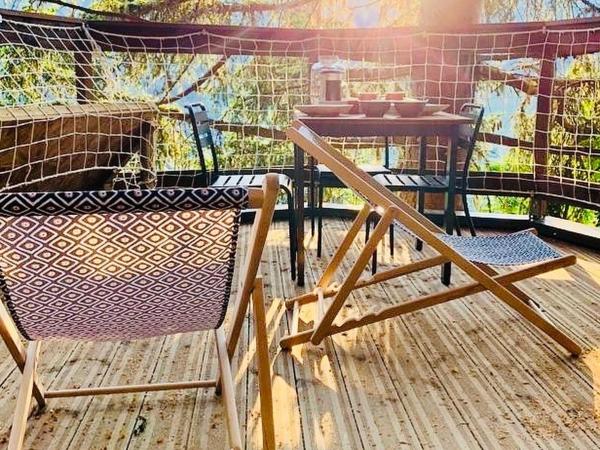 Cabane dans les Arbres de Valmo'Insolite : photo 7 de la chambre tente