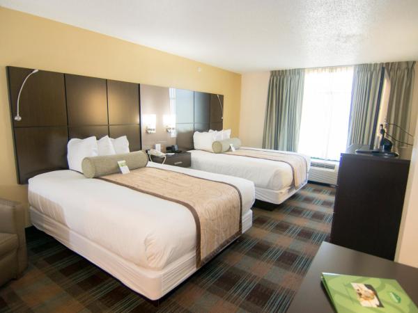 Wingate By Wyndham - Orlando International Airport- Free Airport Shuttle : photo 7 de la chambre chambre avec 2 lits queen-size et baignoire - accessible aux personnes à mobilité réduite/malentendantes - non-fumeurs