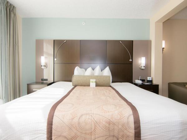 Wingate By Wyndham - Orlando International Airport- Free Airport Shuttle : photo 2 de la chambre chambre lit king-size avec douche accessible en fauteuil roulant - adaptée aux personnes malentendantes/à mobilité réduite - non-fumeurs