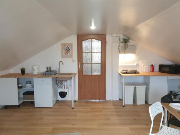 Hostello Airport - Przytulne pokoje, ogród, grill, w pełni wyposażona kuchnia : photo 8 de la chambre studio familial