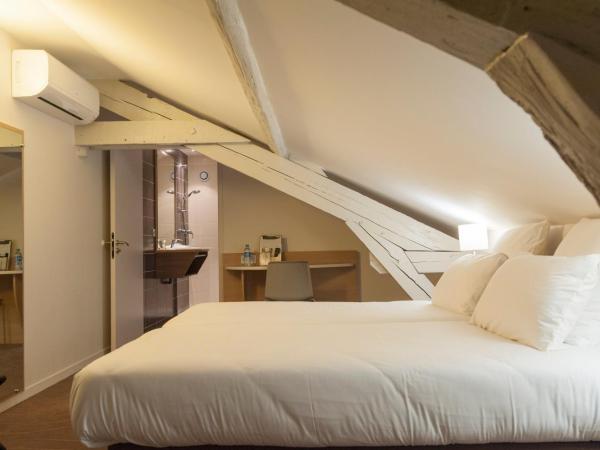 Brit Hotel Mâcon Centre Gare : photo 1 de la chambre chambre double confort mansardée