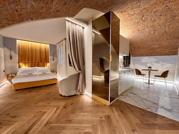 Renascentia in Florence - Adults Only : photo 2 de la chambre studio avec baignoire spa