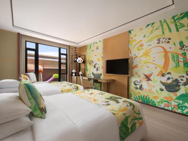 Courtyard by Marriott Shanghai International Tourism and Resorts Zone : photo 5 de la chambre premier double room with two double beds and balcony 1