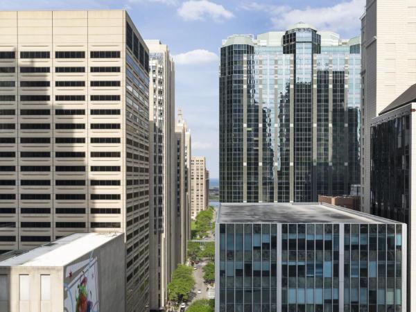 Residence Inn by Marriott Chicago Downtown Magnificent Mile : photo 3 de la chambre studio, 1 king, magnificent mile view (mobility accessible w/ roll-in shower)