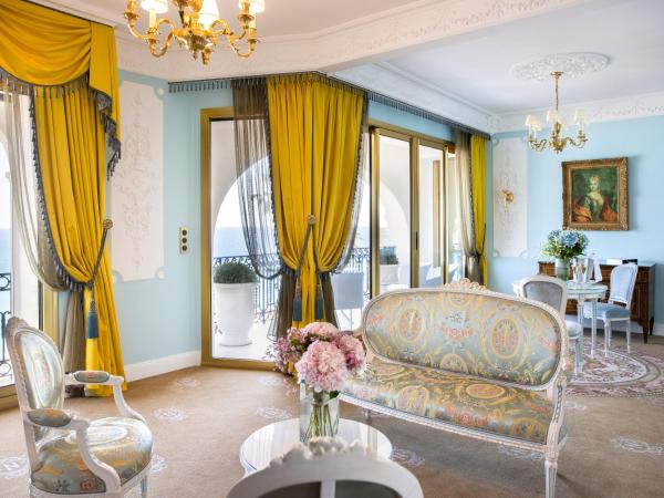 Hotel Le Negresco : photo 5 de la chambre suite de luxe - vue sur mer - parking gratuit